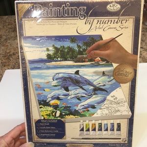 “ Dolphin Island” Paint by Number Kit